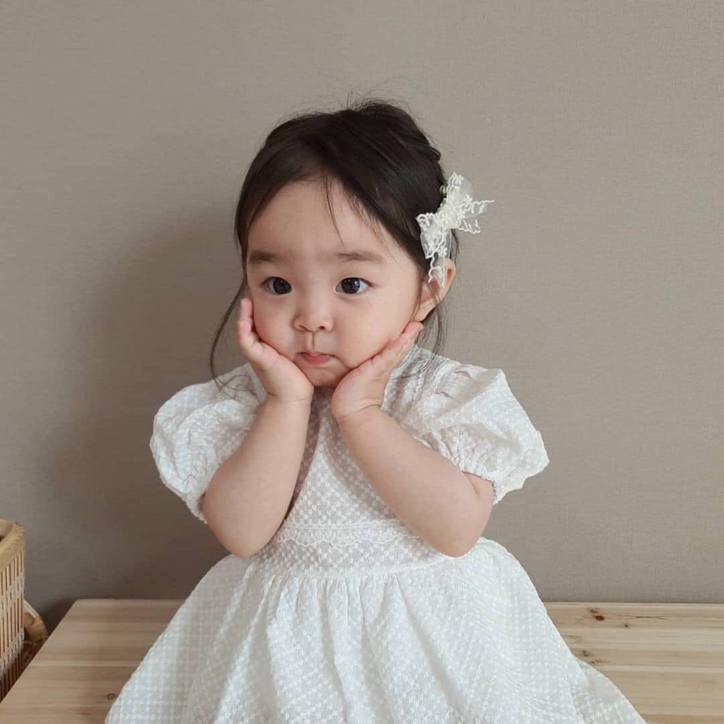 Váy ren trắng Style Hàn Quốc_