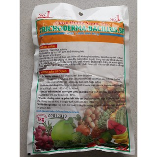 Chế phẩm sinh học Trichoderma - Bacillius.sp - Nấm đối kháng Trichoderma - Bacillius.sp gói 1kg