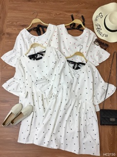 Đầm babydoll tay loe