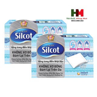 BÔNG TẨY TRANG SILICOT 82 miếng