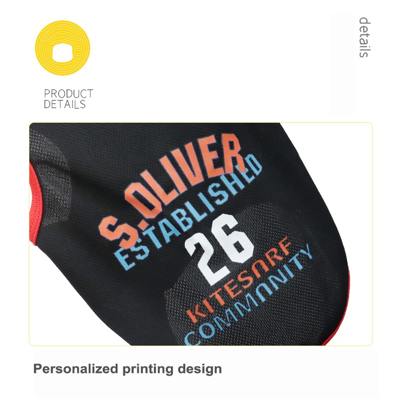 Áo bóng rổ thoáng khí thời trang mùa hè cho thú cưng