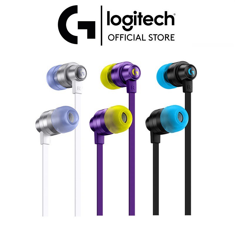 Tai nghe game in-ear Logitech G333 - Dual Drivers, Jack 3.5mm, Mic và điều khiển trên dây