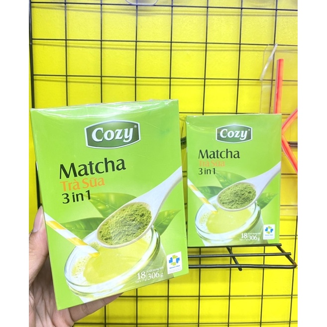 Trà sữa matcha Cozy 3 in 1 hộp 306g | BigBuy360 - bigbuy360.vn