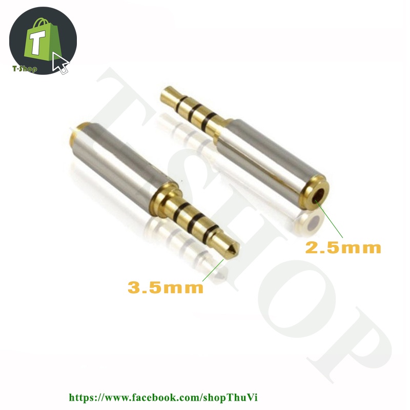 Jack chuyển đổi stereo 2.5mm sang 3.5mm