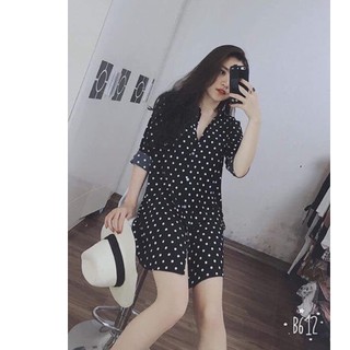 Váy sơ mi dài tay chất voan lụa