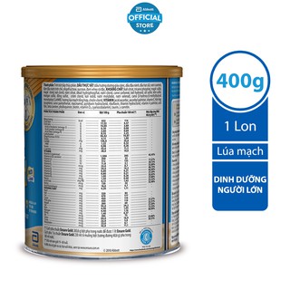 Sữa Bột Abbott Ensure Gold 400g Hương Lúa Mạch