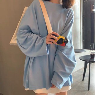 [Freeship 20k] Áo thun tay dài form rộng unisex Basic Long Tea, sweater ulzzang Wind