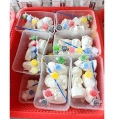 Bộ tô tượng thạch cao cho bé