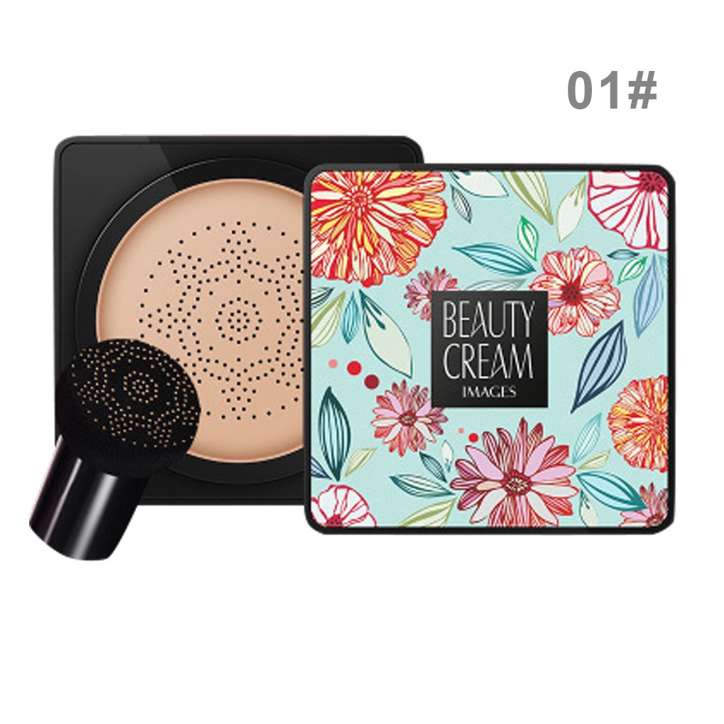 (Hàng Mới Về) Kem Bb Dạng Air Cushion Che Khuyết Điểm Dưỡng Ẩm Kèm Cọ Đầu Nấm