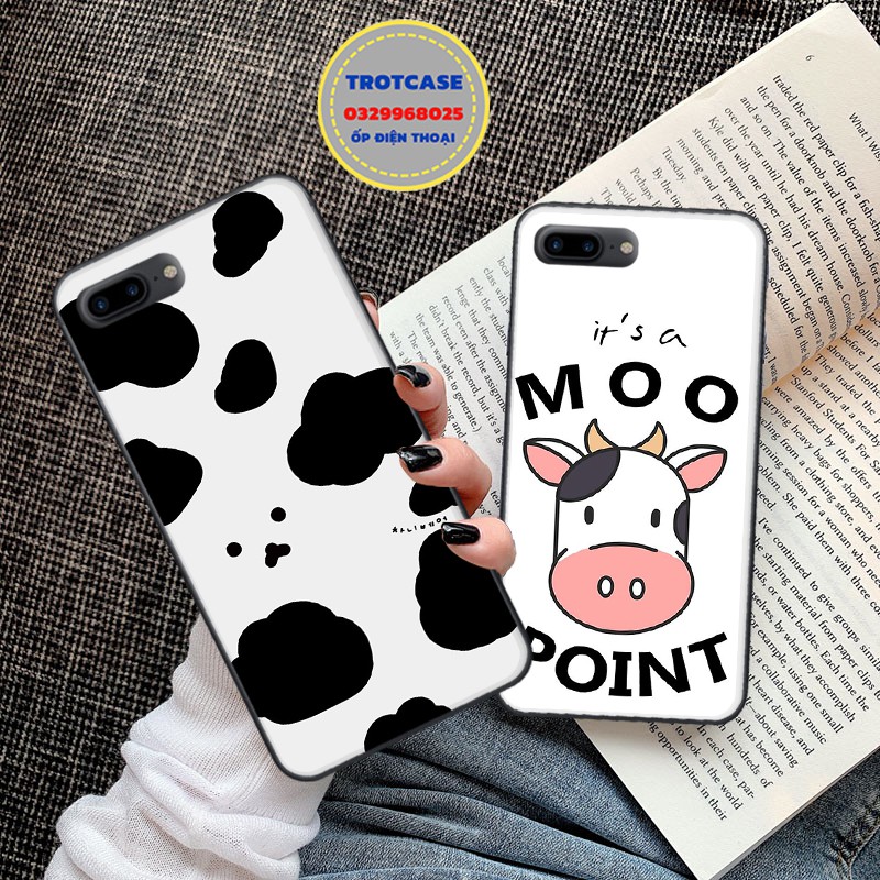 Ốp lưng Iphone 5/5s - 6/6s - 6/6s Plus - 7/8 - 7/8 Plus - X/Xs - Xs max - in hình nhiều mẫu bò sữa hot trend