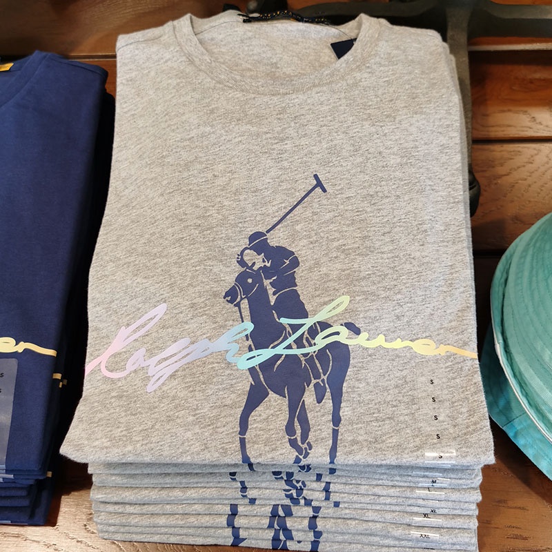 Áo polo Ralph Lauren tay ngắn chất liệu cotton thoải mái dành cho nam giới