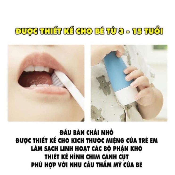 Bàn chải đánh răng tự động - bàn chải điện cho bé yêu từ 2 tuổi