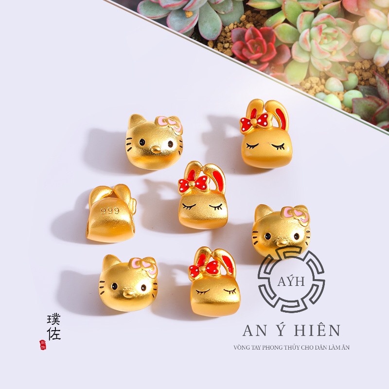 Charm Kitty nơ hồng #C517 ( An Ý Hiên)
