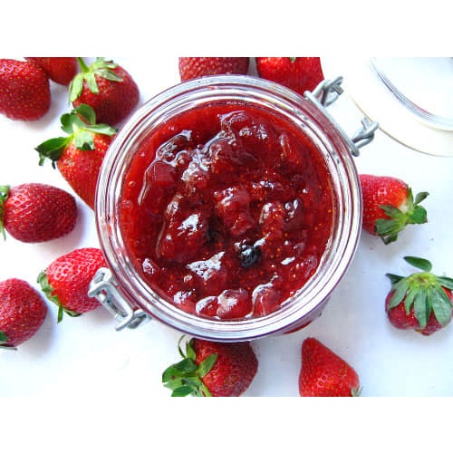 mứt dâu tây nguyên trái Đà Lạt 300g