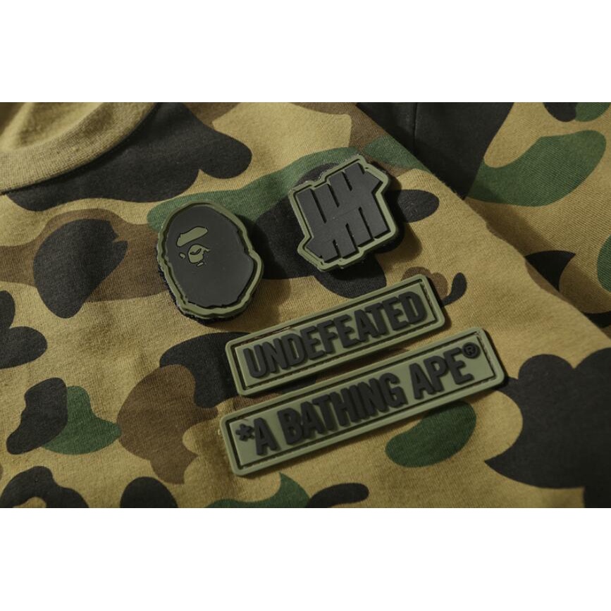 Áo Thun Cotton Tay Ngắn In Họa Tiết Bape Thời Trang Cho Nam Và Nữ