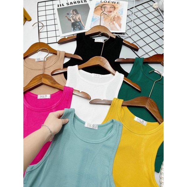 Áo ba lỗ thun gân