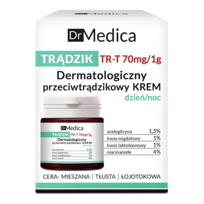 Kem dưỡng Bielenda Dr. Medica Anti-acne Dermatological giảm mụn trứng cá, mờ thâm