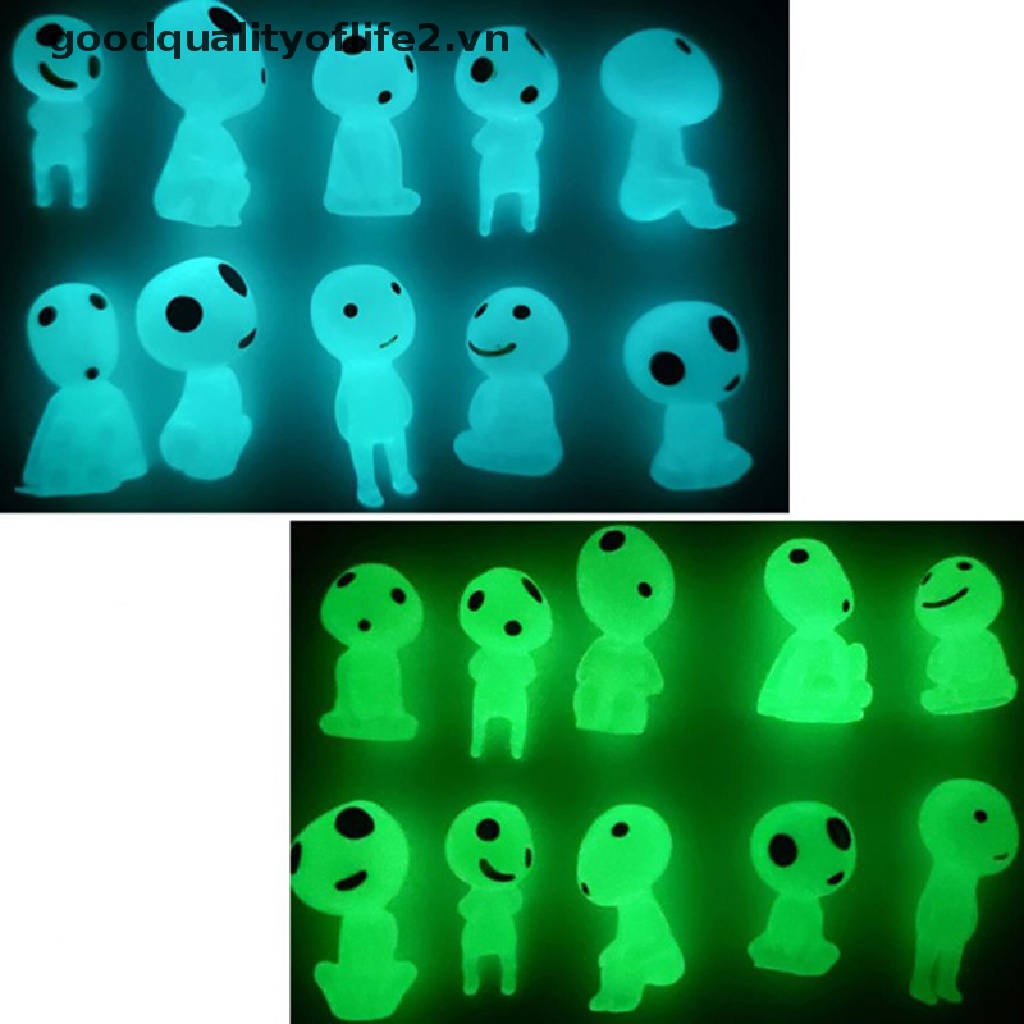 Set 10 Mô Hình Mô Phỏng Nhân Vật Hoạt Hình Spirit Princess Mononoke
