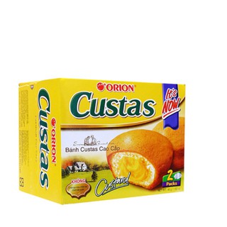 BÁNH ORION CUSTAS KEM TRỨNG HỘP 2 CÁI 47G