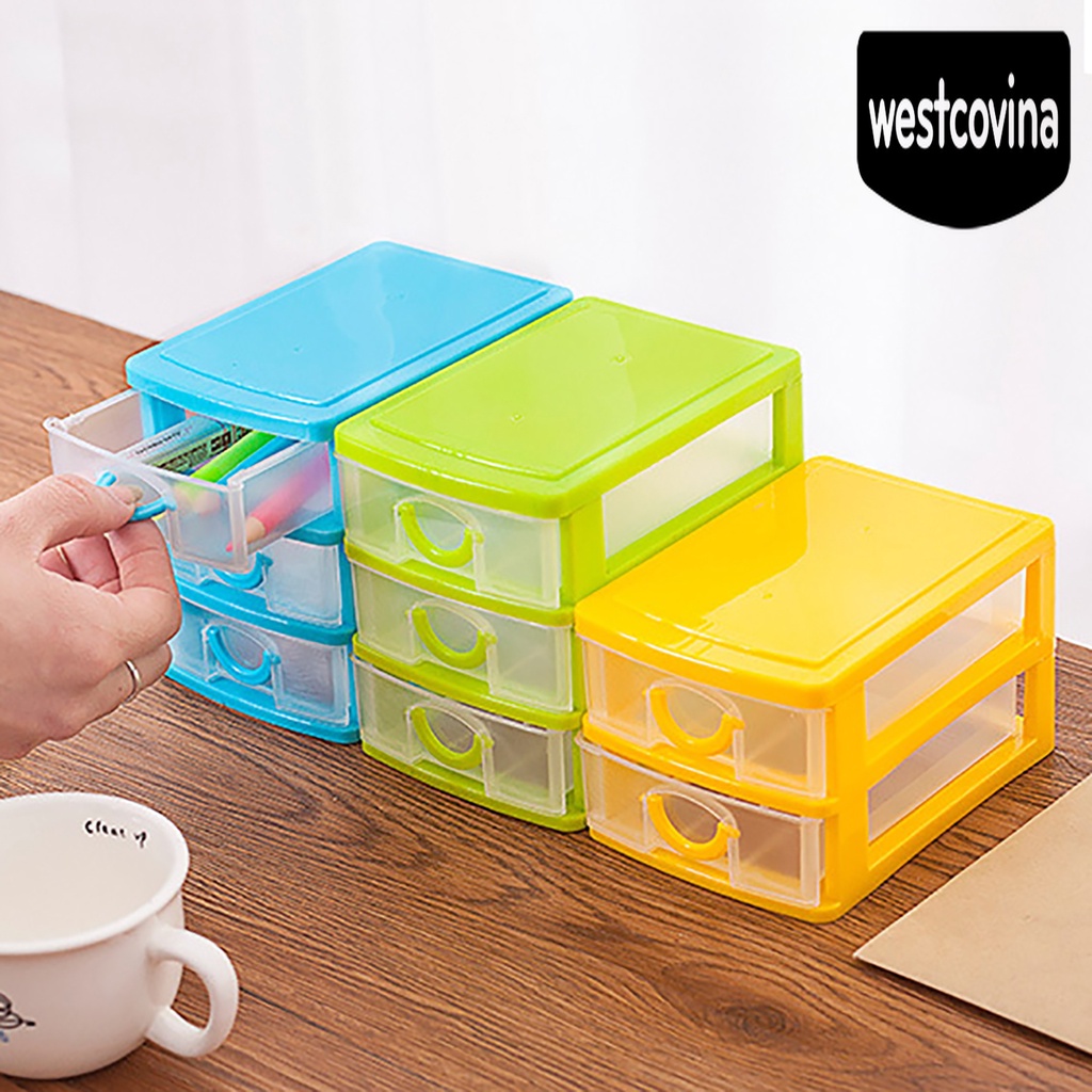 [Hot]☀ Hộp Đựng Mỹ Phẩm Trang Sức Nhiều Ngăn Kéo Chống Bụi Đa Năng