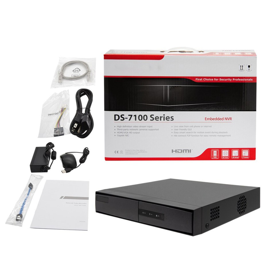 Đầu ghi hình IP 8 kênh HikvisionDS-7108NI-Q1/M  hàng chính hãng - Bảo hành 24 tháng