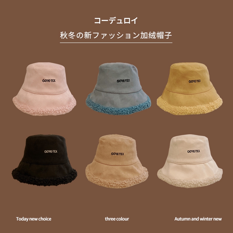 Nón Tai Bèo Giả Lông Cừu Hai Mặt Thời Trang Nhật Hàn Dễ Phối Đồ Cho Nữ