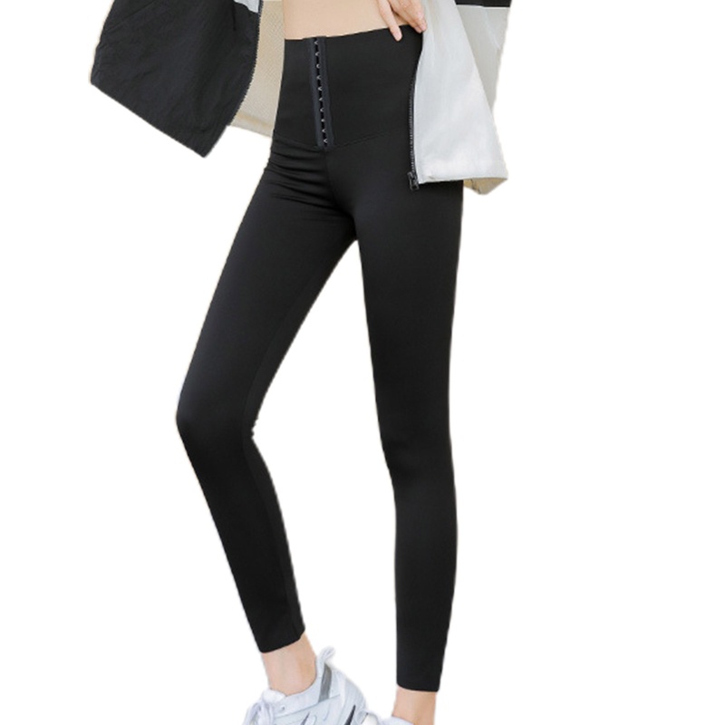 Quần Legging Da Cá Mập Lưng Cao Định Hình Vòng Eo Cho Nữ