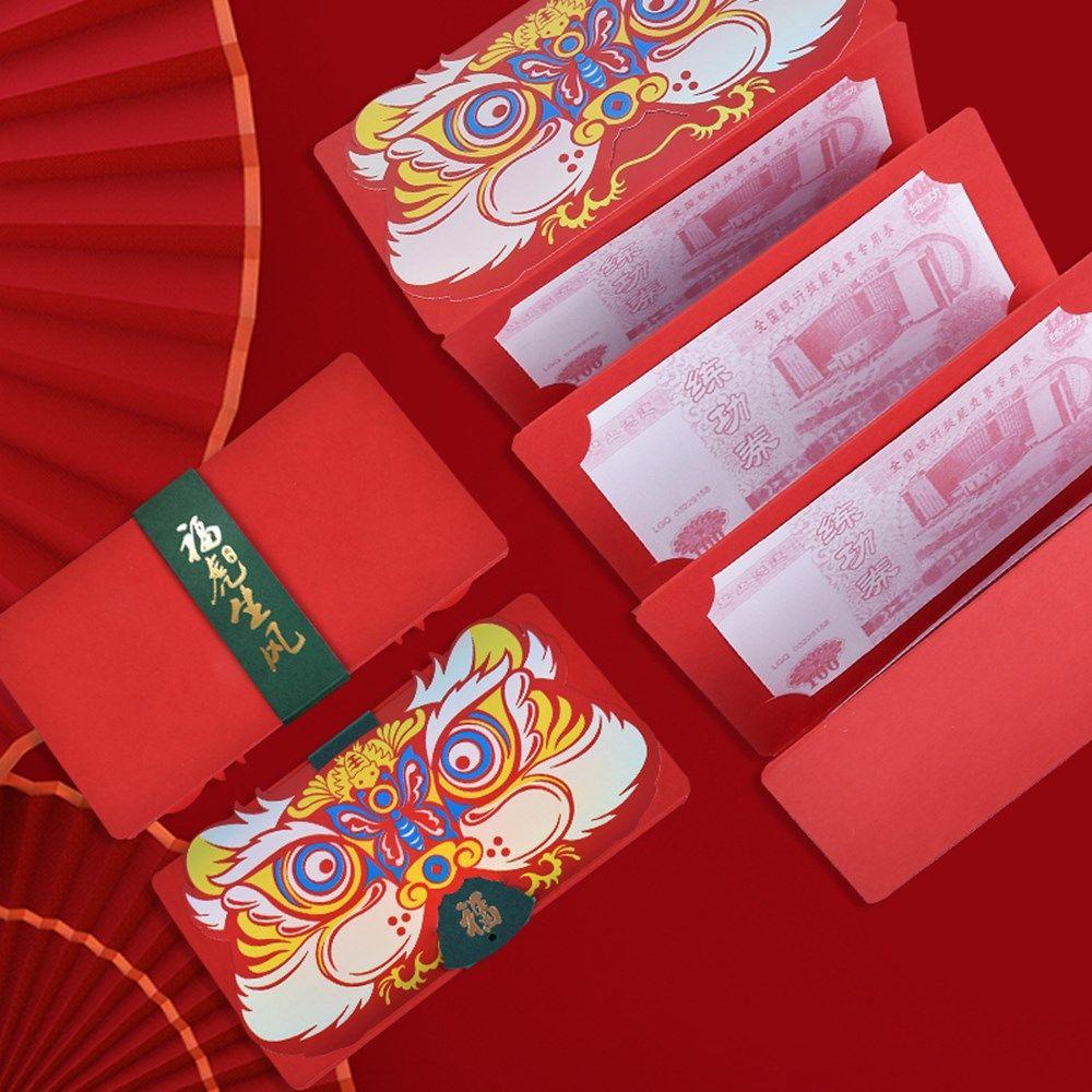 Bao Lì Xì Năm Mới 1 / 6 / 8 / 10 Ngăn Sáng Tạo