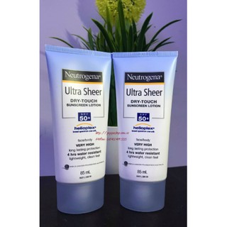 Kem chống nắng Neutrogena Ultra Sheer Dry-Touch SPF 50+ (Úc)