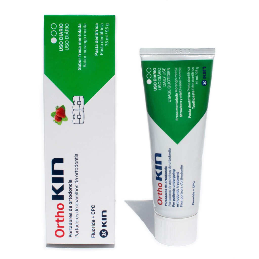 Ortho Kin 75ml - Kem đánh răng cho răng niếng, chỉnh nha [orthokin, ortokin]