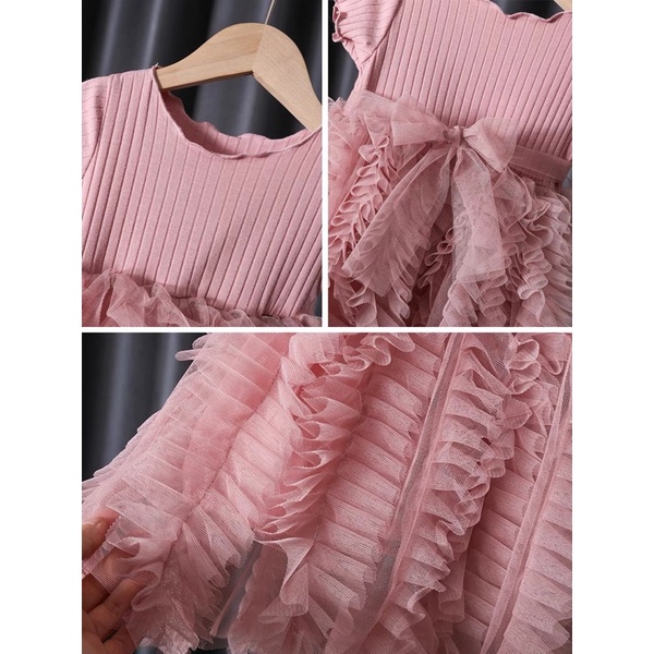 Váy Công Chúa Cho Bé Ngắn Tay