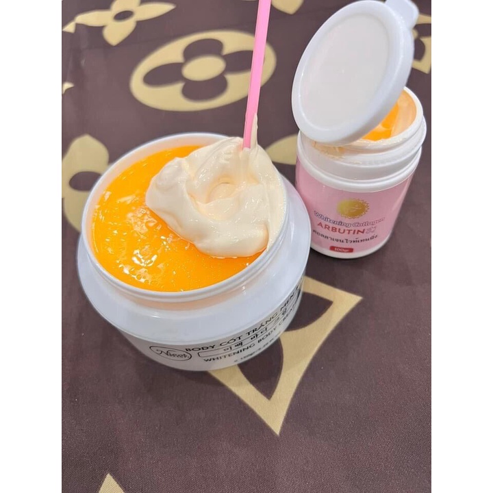 Combo trắng da Body Cốt Men bia + Kích arbutin 3c3