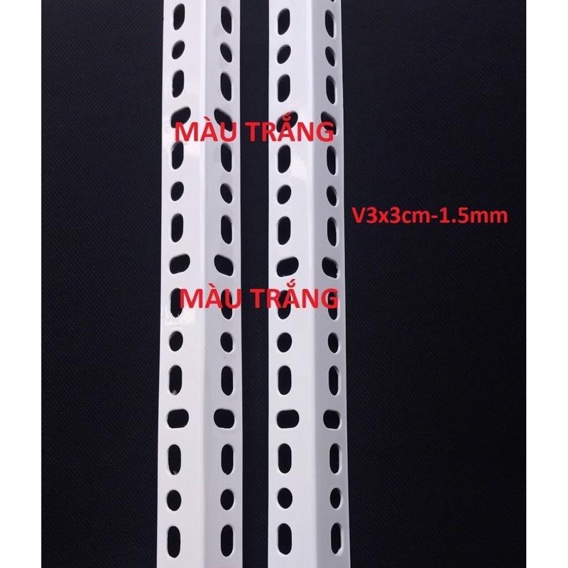 Sắt V lỗ 3cm dài 100cm