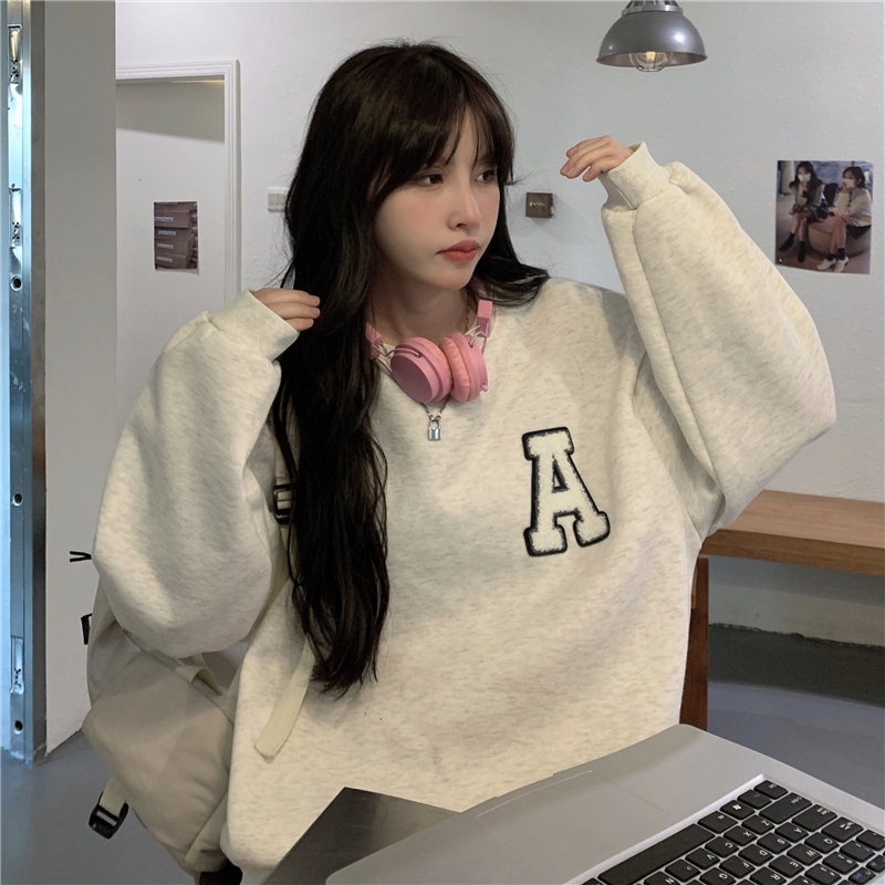 Áo sweater SUXI thiết kế dài tay mới thời trang theo phong cách Hàn Quốc dành cho nữ