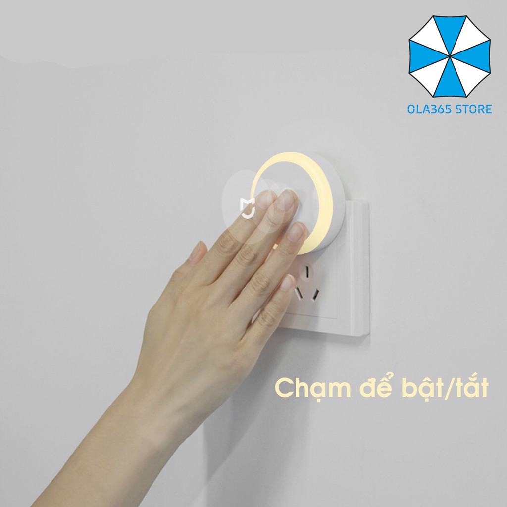 Đèn ngủ cắm điện Xiaomi Mijia 2019 MJYD04YL - tự động bật tắt, siêu tiết kiệm điện
