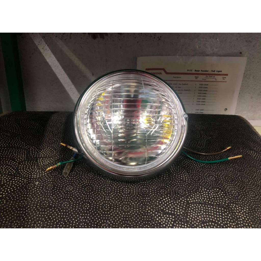 Cub 81-86: bộ chóa kính vòng xi cho xe honda dame+cub 78-79-81-86- có đèn sương mù