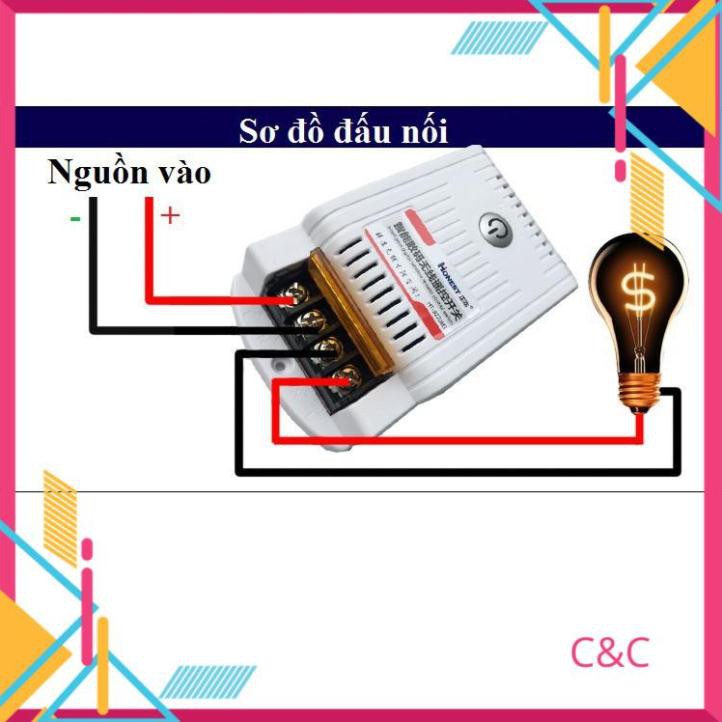 Bộ công tắc điều khiển từ xa 1Km bật tắt máy bơm máy rửa xe... công suất lớn 40A/220V Honest 9220KG-1-CÓ HỌC LỆNH