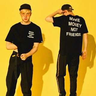 Áo thun stee make money not friends unisex