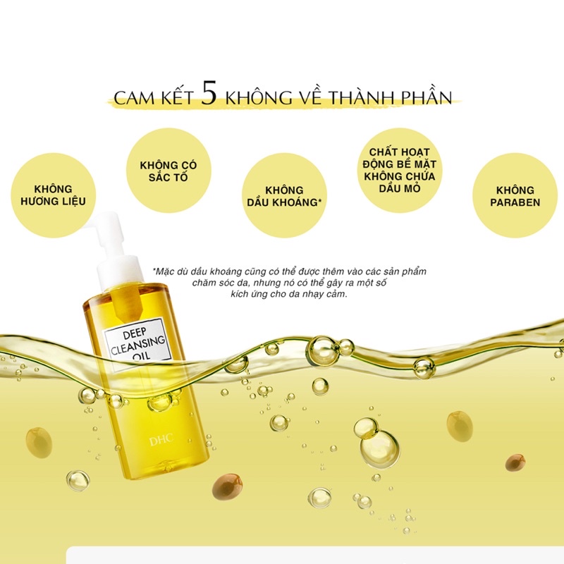 Olive DHC Deep Cleansing Oil Nhật Bản Giúp Sạch Sâu, Dưỡng Ẩm 70ml/120 ml/200ml