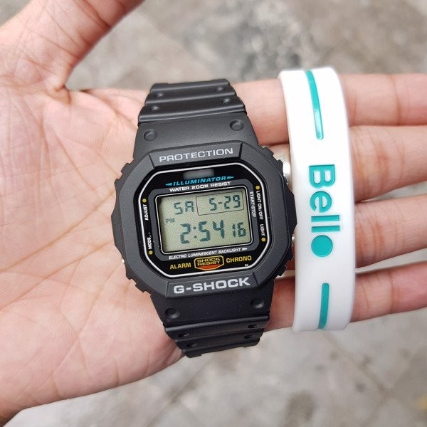 Đồng hồ Nam Dây Nhựa Casio G-Shock DW-5600E-1 chính hãng bảo hành 5 năm Pin trọn đời