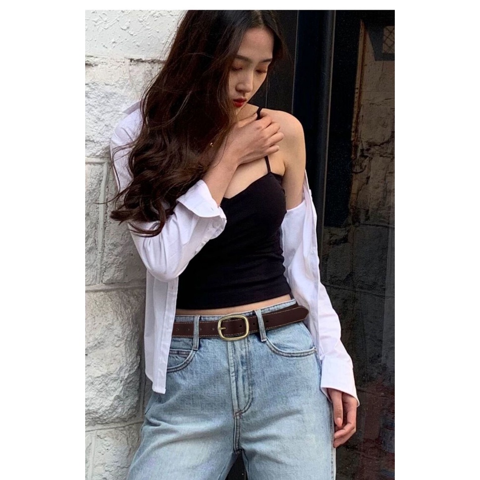 Thắt lưng nữ Ulzzang vuông đơn giản  TL001 - Thắt Lưng Giá Tố