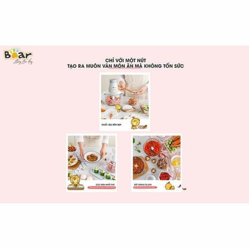 Máy xay thịt , xay thực phẩm, xay rau củ quả Bear