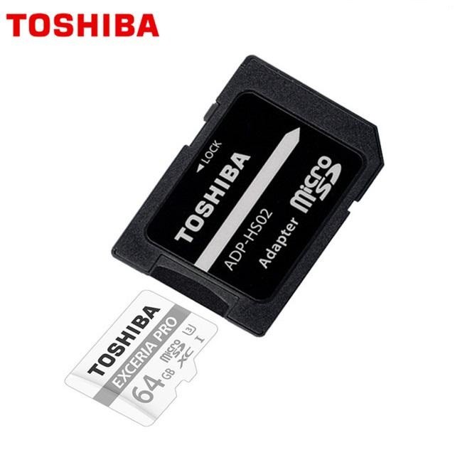 Thẻ nhớ MicroSDXC Toshiba Exceria Pro M401 64GB UHS-I U3 4K 95MB/s (Trắng)