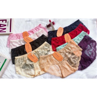 Combo 10 quần lót ren lụa m-xxl