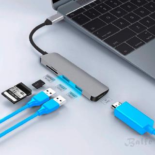 Hub chia cổng usb 3.0 4k sd tf type c 5 trong 1 thiết kế cao cấp