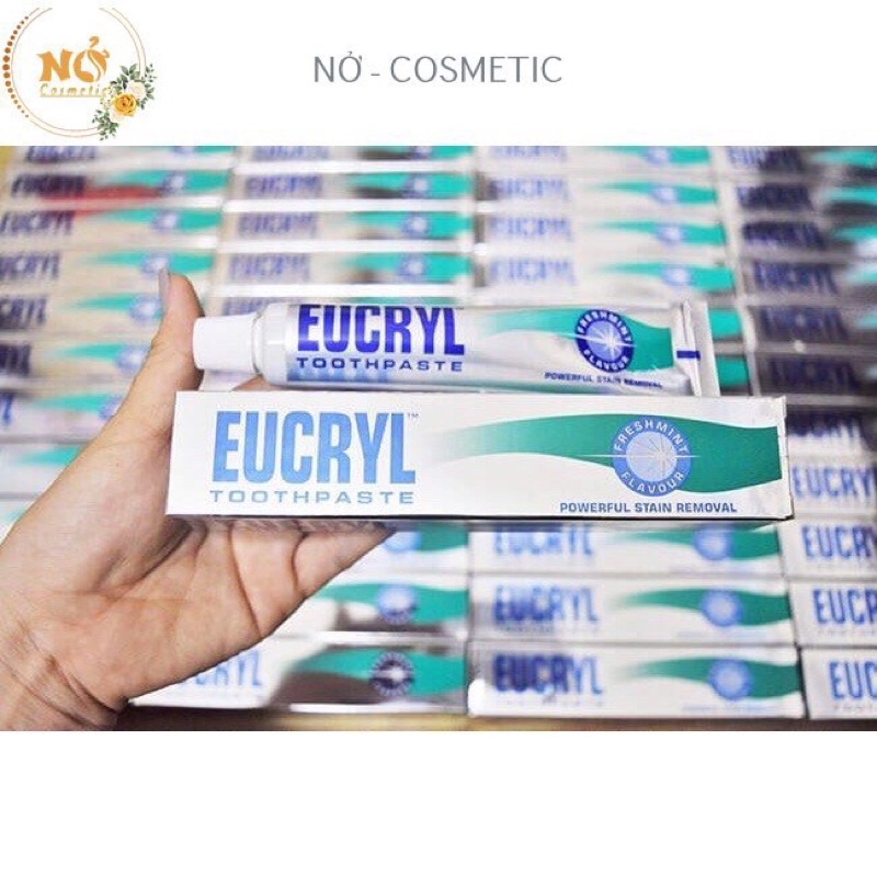 Kem Đánh Răng Làm Trắng Răng Hương Bạc Hà Eucryl Freshmint Toothpaste 62g