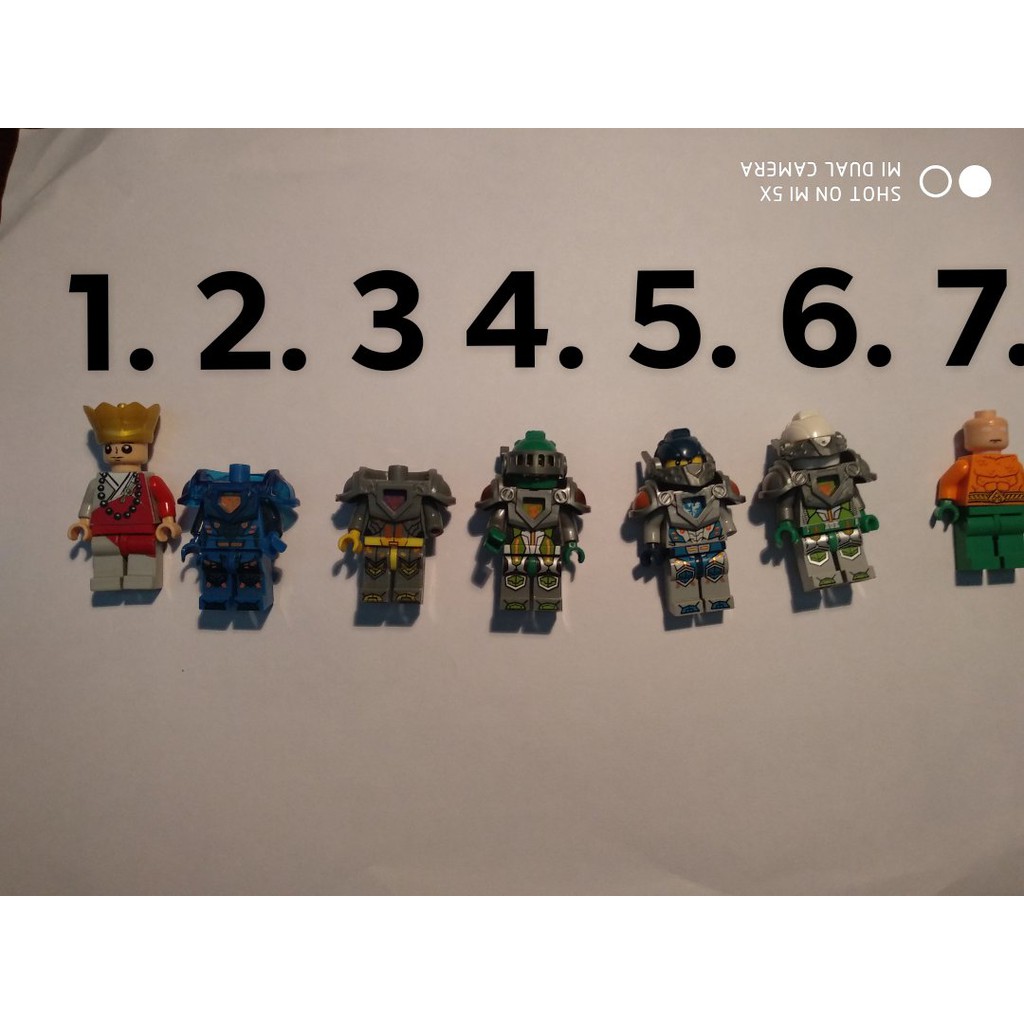 Non - lego Nexo : Minifigure Nexo Knight  hàng cũ 2nd tổng hợp