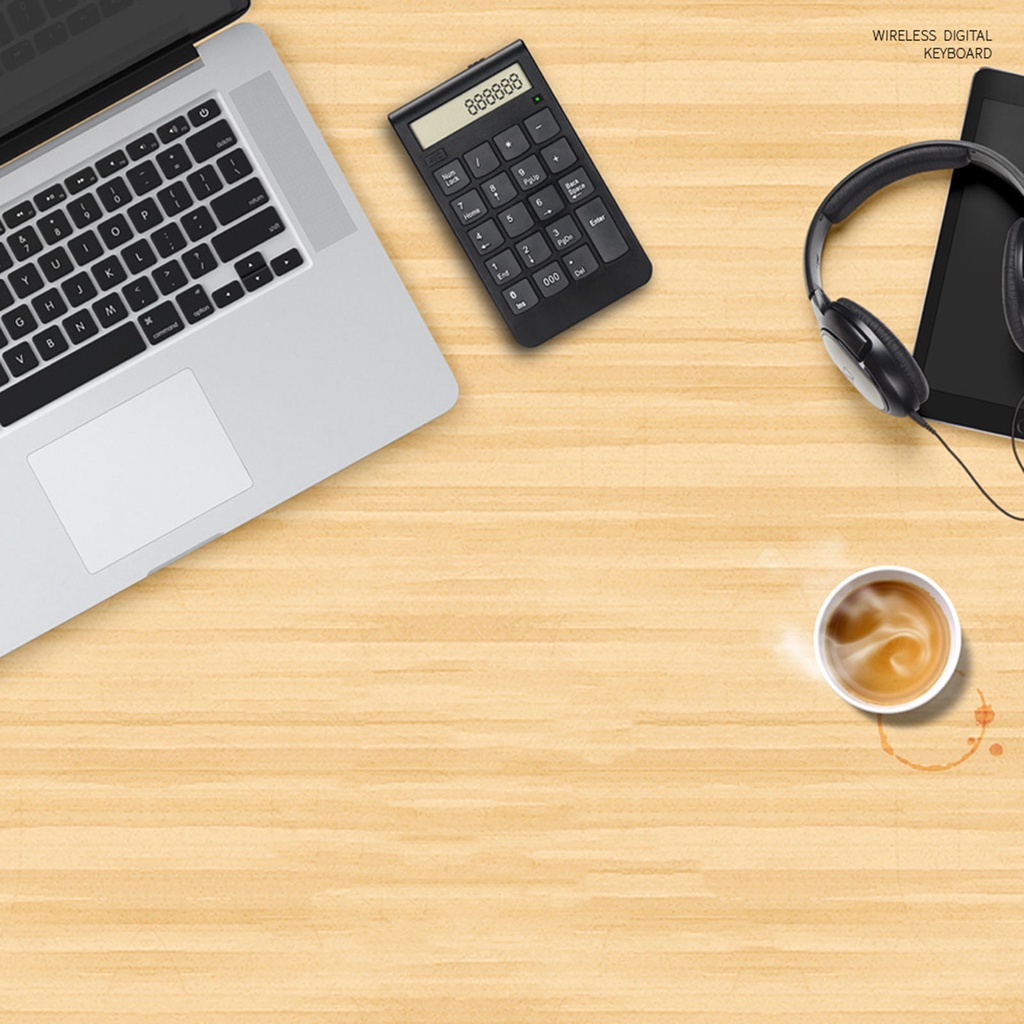 Bàn phím số không dây 2.4G tiện lợi cho máy tính Notebook