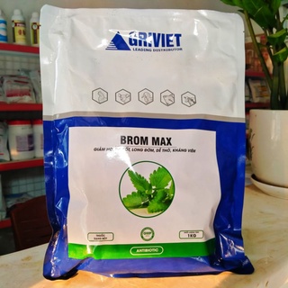 Brom max 200G tốt cho vật nuôi, hỗ trợ chăm sóc hệ hô hấp,long đờm cho vật nuôi