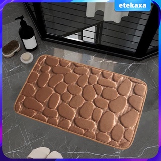 THẢM NỈ CHÙI CHÂN 3D VÂN ĐÁ ĐỘC ĐÁO 40x60CM